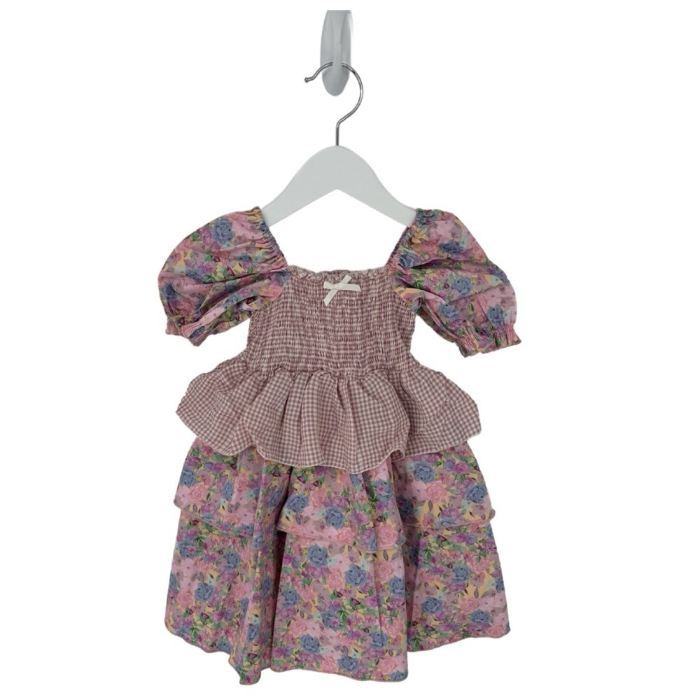 For Love & Lemons | Little Lemons Floral Puff Sleeve Dress