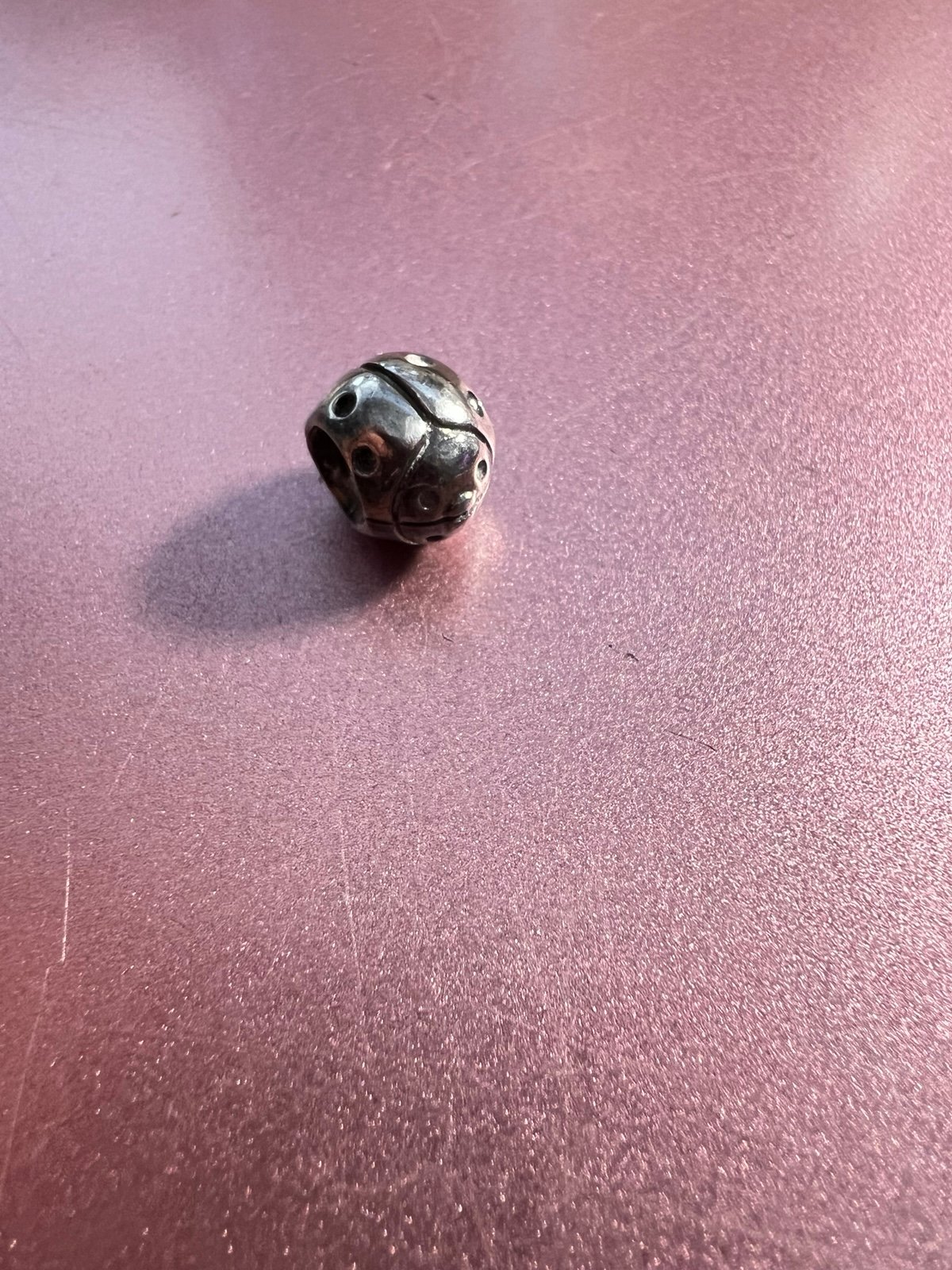 Authentic Pandora Sterling Silver Ladybug Charm 790135 925 ALE Retired