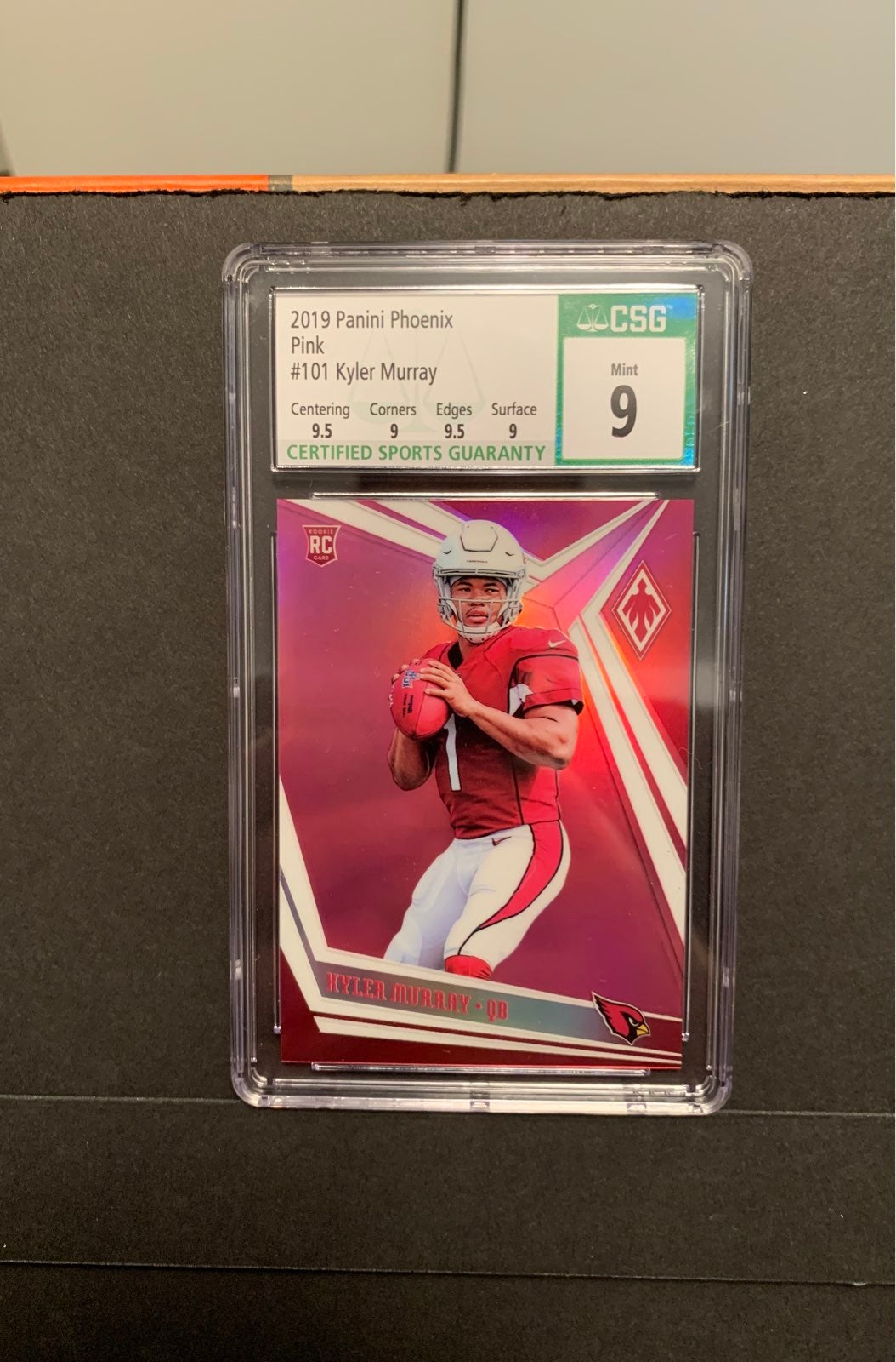 Kyler Murray Rookie RC /199 Pink Parallel CSG 9