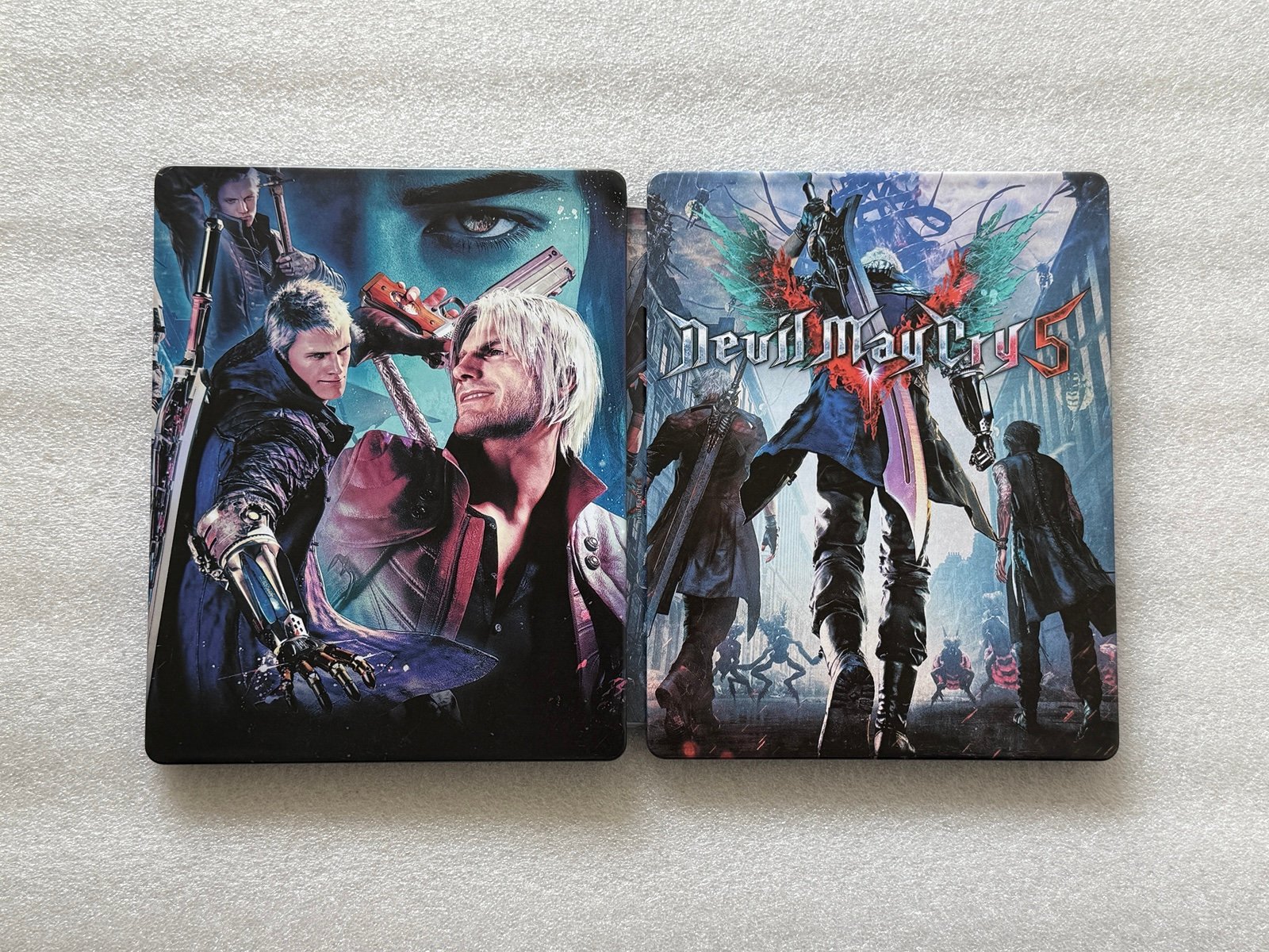 Devil May Cry 5 Custom made G2 Steelbook/SteelUp Case PS4/PS5/Xbox No Game