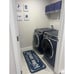 Farmhouse Laundry Room Rug 20 x47 Non Slip Floor Mat Room Decor - Black