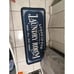 Farmhouse Laundry Room Rug 20 x47 Non Slip Floor Mat Room Decor - Black