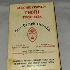 Pre-Owned Aleister Crowley Thoth Tarot Cards Complete 1987