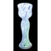 Vintage Glass Hand Blown Vase Holmgaard Pastel Blue Pink Green Splash Large Dots