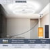 Modern Ceiling Fans with Lights and Remote, 19.7in Low Profile Ceiling Fan Flush