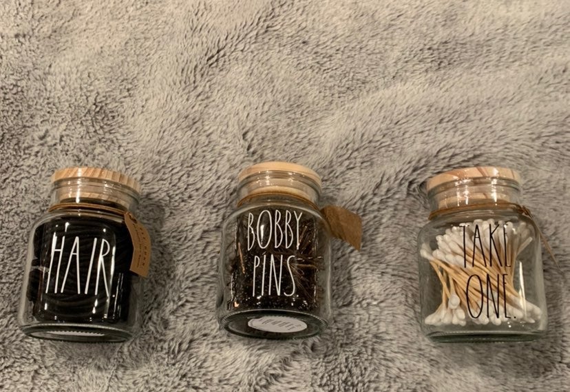 NWT Rae Dunn Apothecary Jars