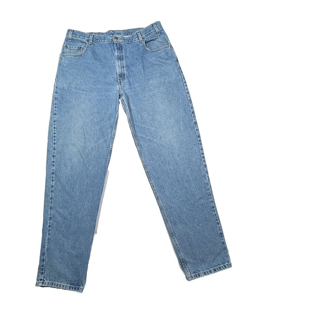 Vintage Levi’s 545 Loose Fit Med Wash Jeans Brown Tab Men’s Size 42x36 Preowned