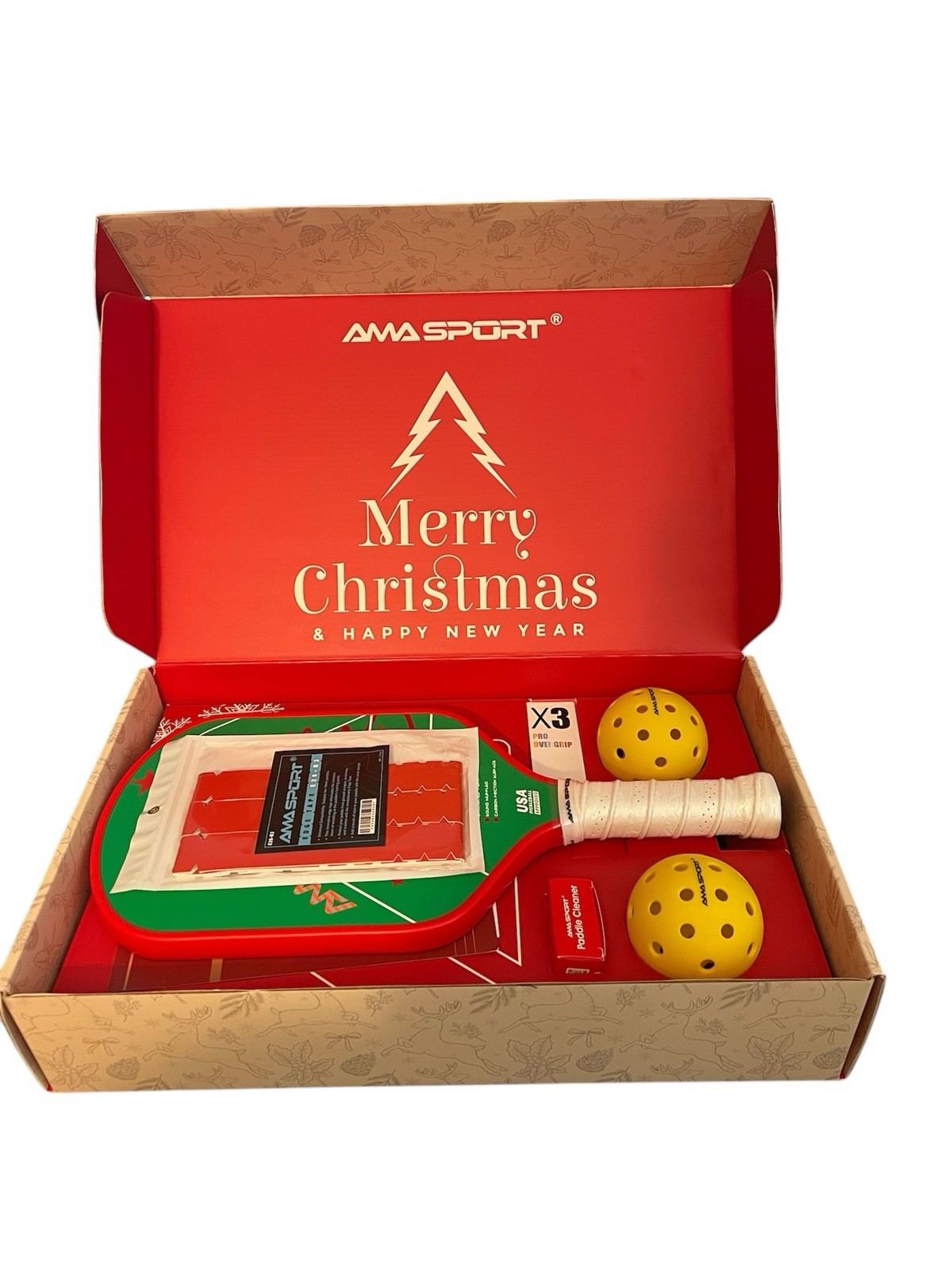 AMA Sport Kronos Exclusive Christmas Series Pickle ball Set