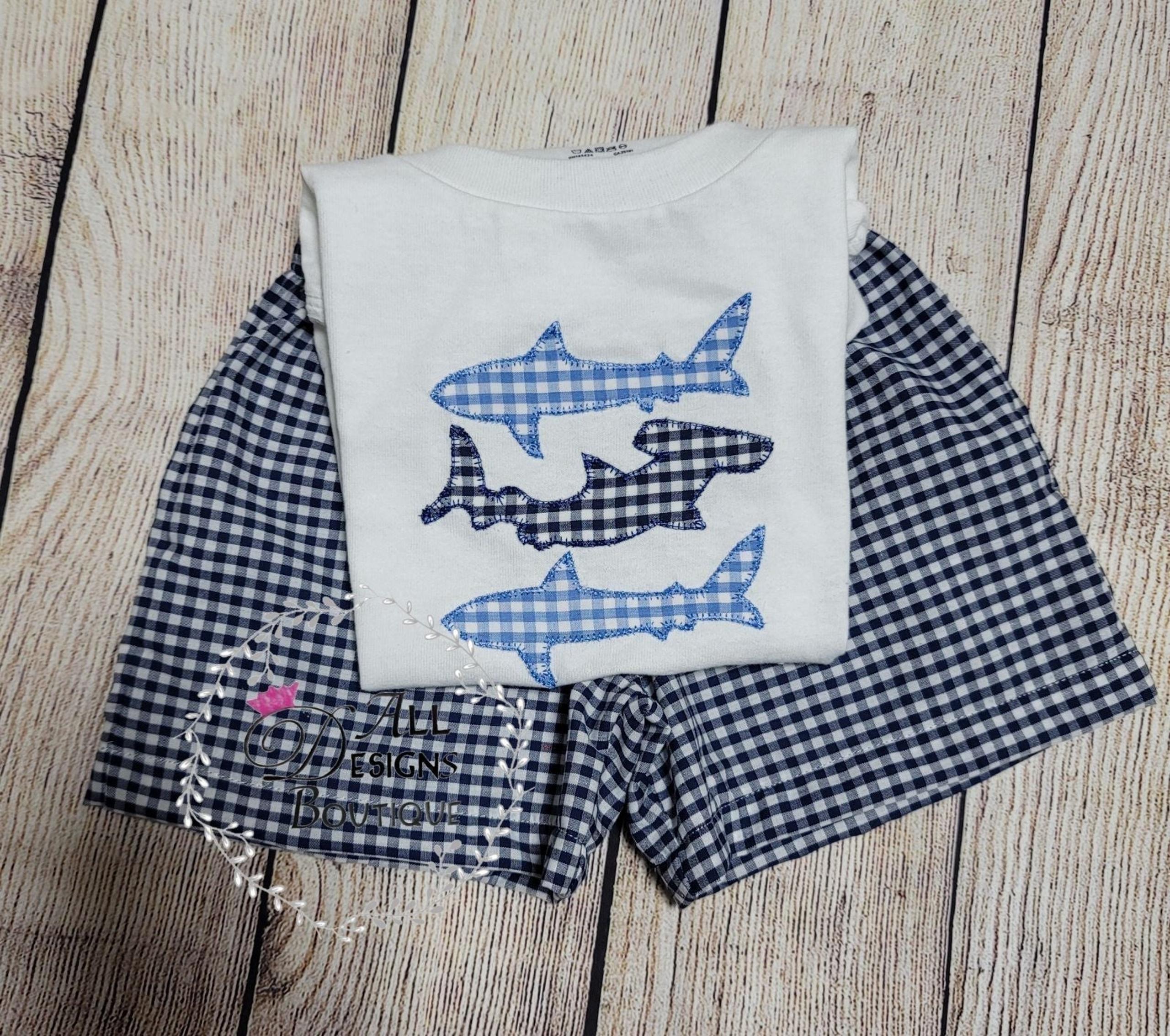 Shark Shirt and Shorts Outfit
