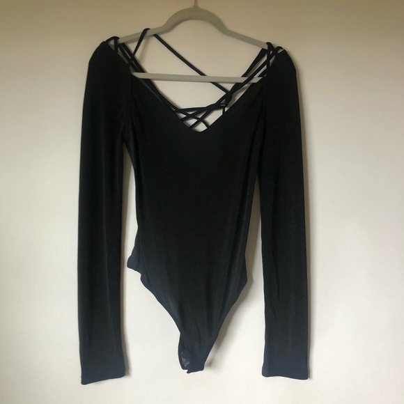 FREE PEOPLE black body suit NWOT Large