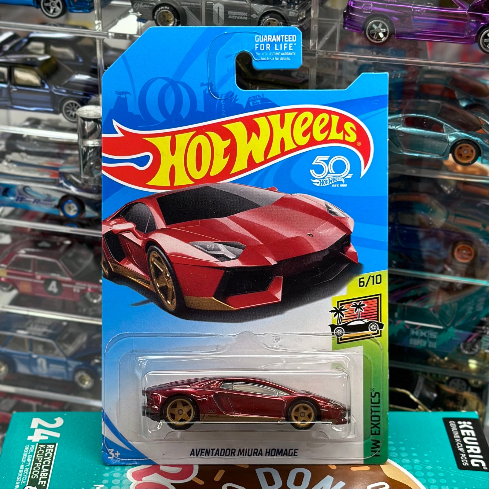 2018 Hot Wheels Lamborghini Aventador Miura Homage Super Treasure Hunt STH NEW