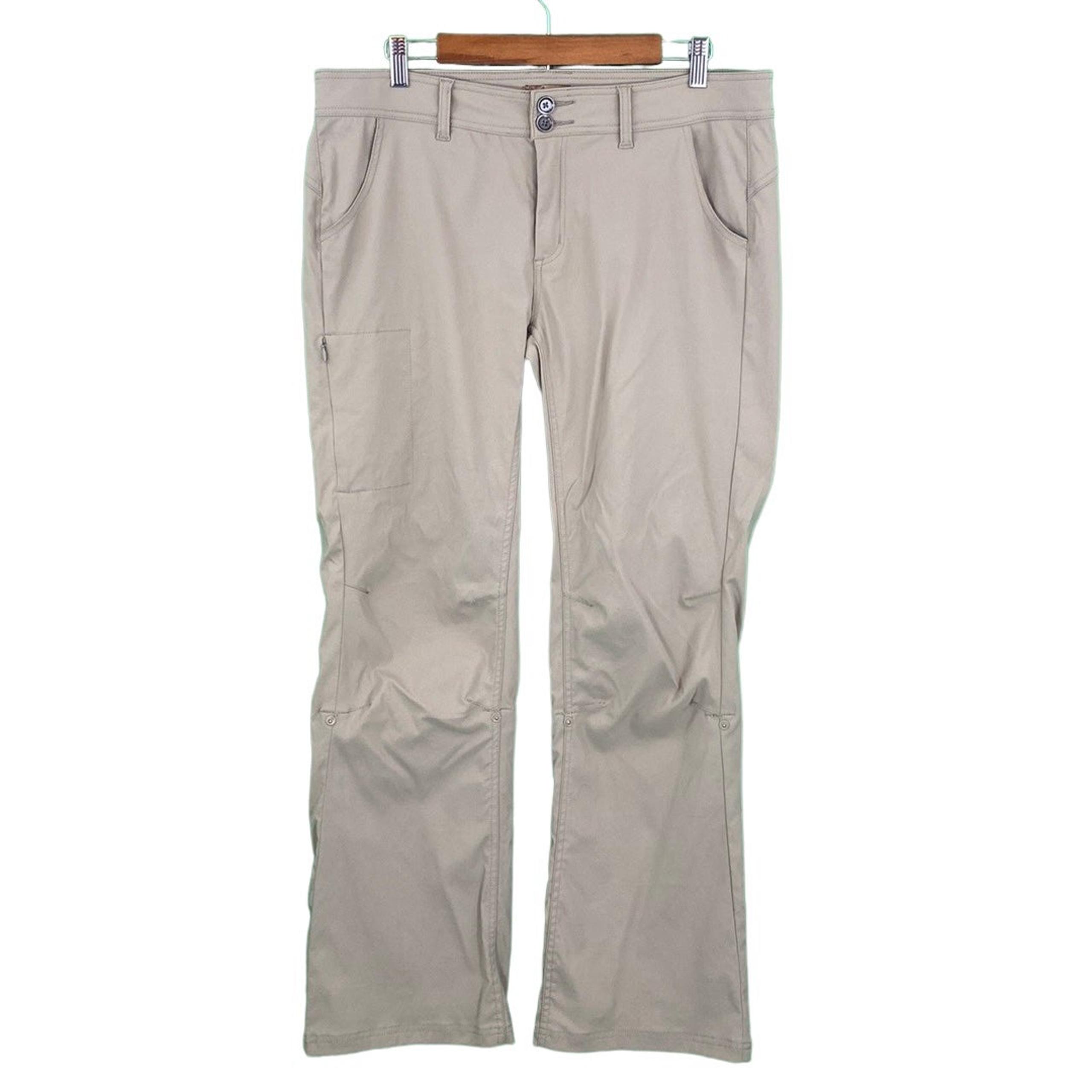 Prana Khaki Halle Convertible Hiking Pants