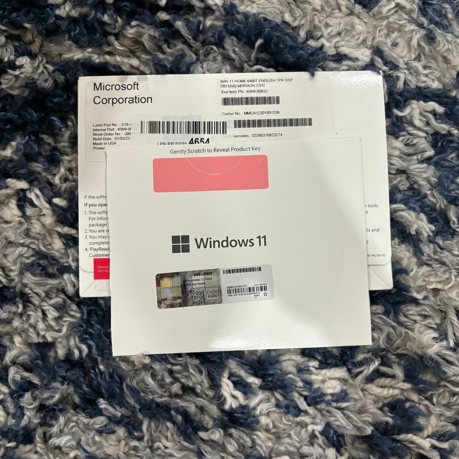 Microsoft Windows 11 Home DVD 64-bit English