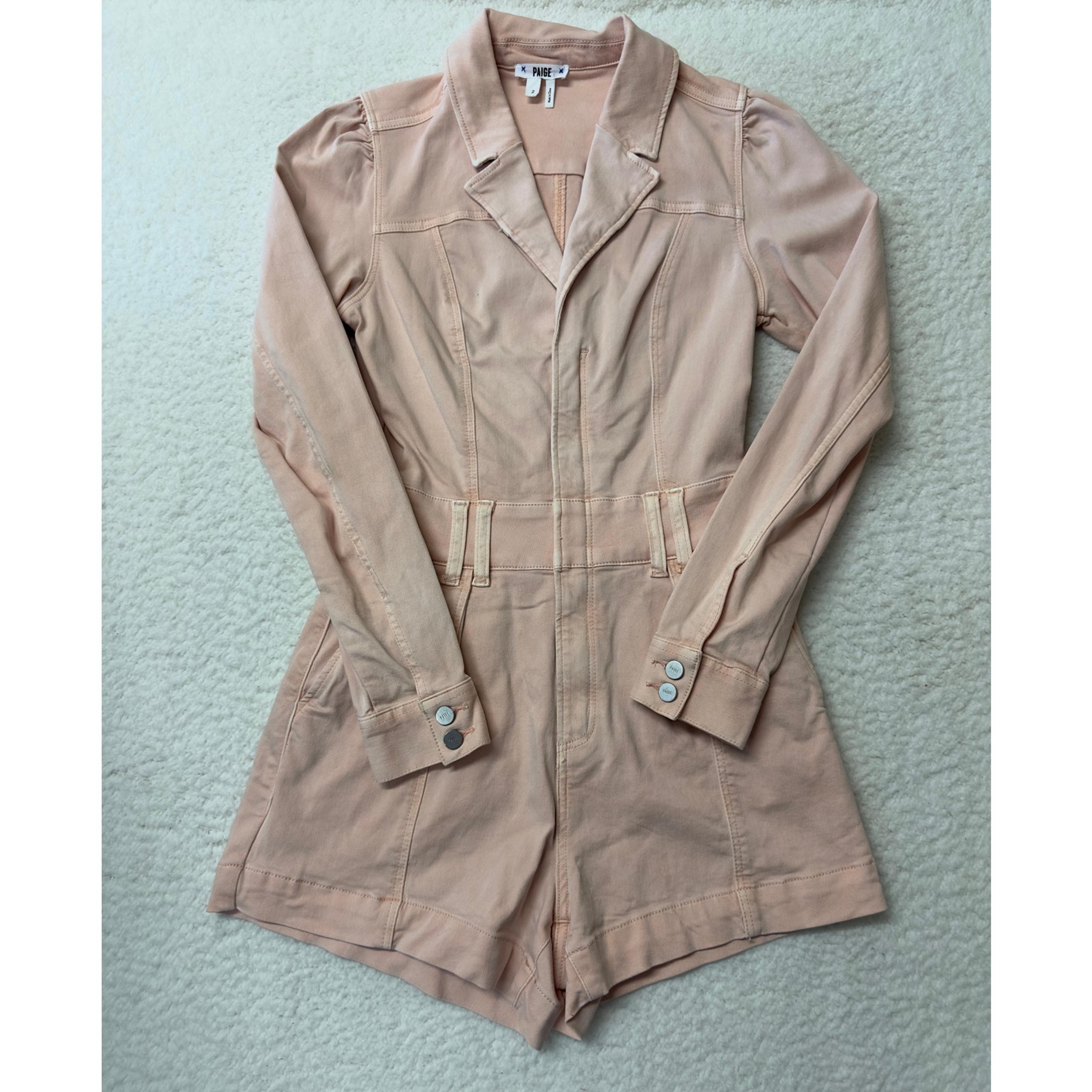 Paige Womens Meg Denim Romper Size 2