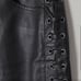 Isabel Marant pour H&M Lace Up Napa Lamb Leather Trousers Pants 38 8