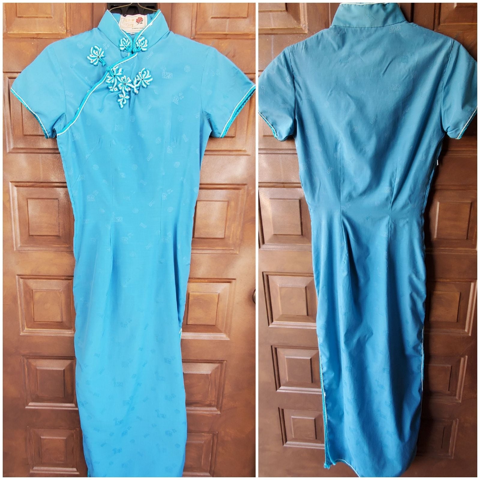 VTG Peony Traditional Mandarin Dress