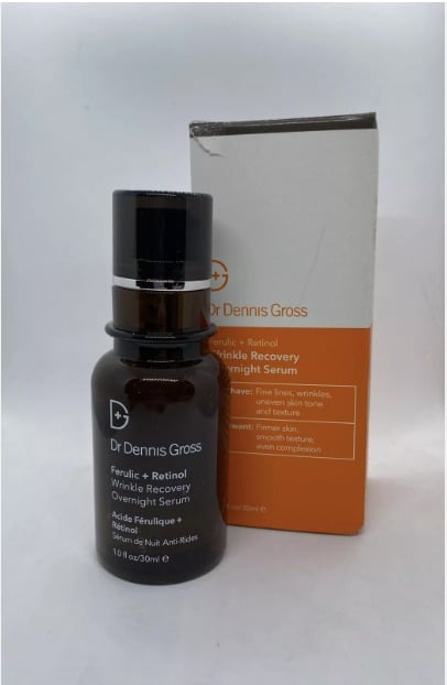 Dr Dennis Gross Ferulic + Retinol Wrinkle Recovery Overnight Serum 1oz
