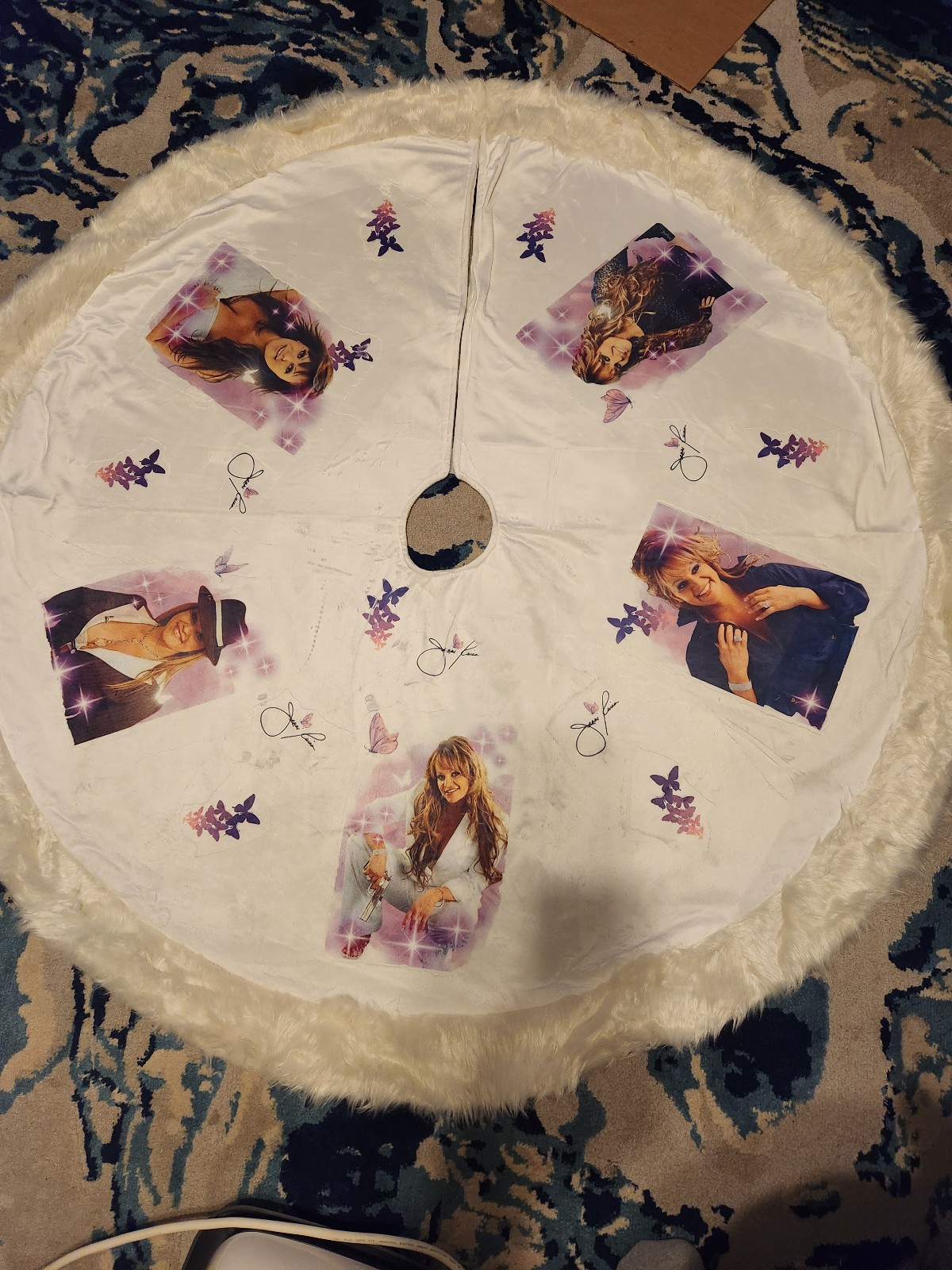 Jenni Rivera Christmas Tree Skirt