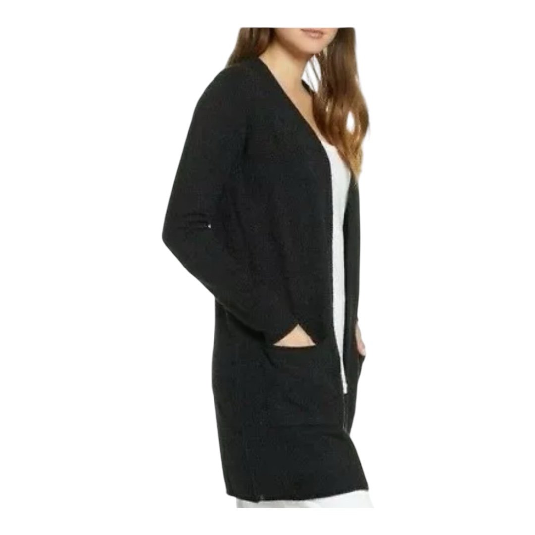 Barefoot Dreams® CozyChic Lite® Long Cardigan - Black - NWOT