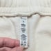 ALO Yoga Ripped Distressed Sweatpants Cream Chewed Hem Drawstring Waist Small