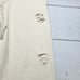 ALO Yoga Ripped Distressed Sweatpants Cream Chewed Hem Drawstring Waist Small