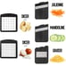 All-in-1 Vegetable Chopper, Mandoline Slicer & Cheese Grater |Multi Blade & More