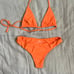 TOAST swim triangle top and bottoms