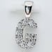 Gorgeous Pendant Simulated Diamond 925 Sterling Silver US925P1156