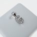 Gorgeous Pendant Simulated Diamond 925 Sterling Silver US925P1156
