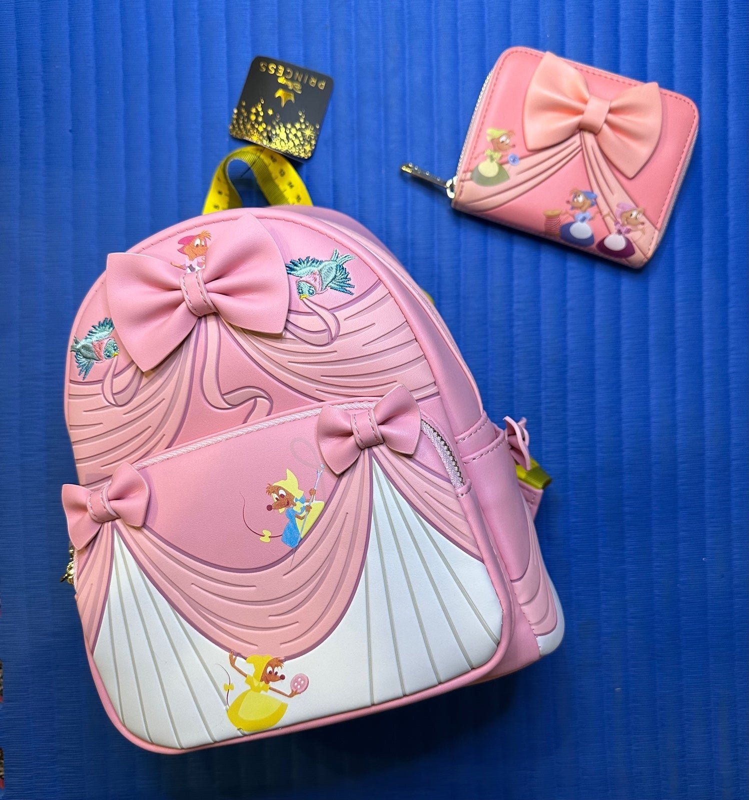Loungefly Disney Cinderella Mice Mini Backpack and Matching Wallet - NWTs