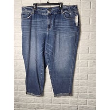 NWT Talbots Everday Relaxed Jeans Women's size 20W Cuffed Ankle