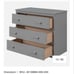 4 piece FULL size bed frame loft style set