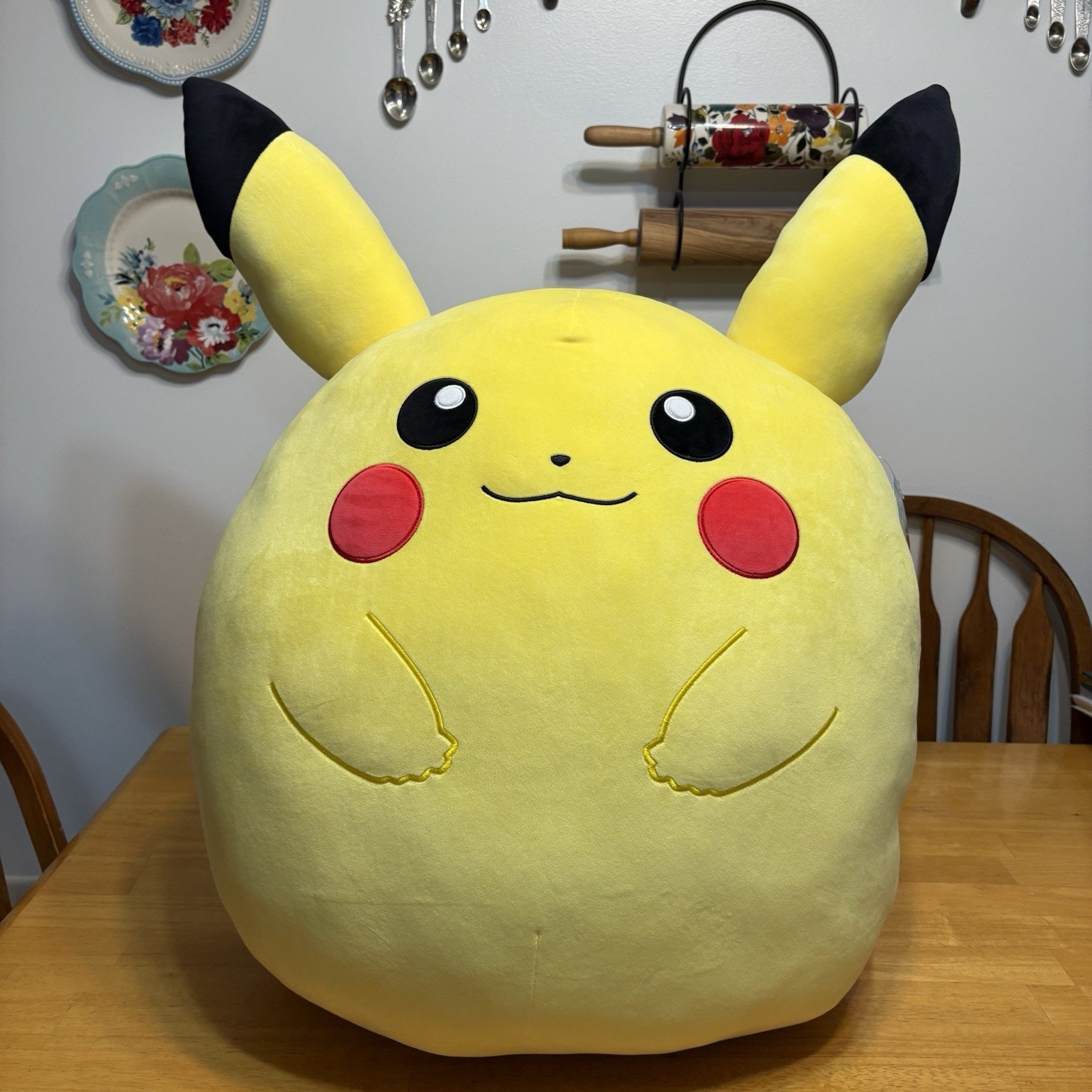 Squishmallows Pokemon 24 Giant Jumbo Pikachu Plush Soft Costco Exclusive