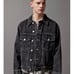 BDG Urban Outfitters black relaxed denim trucker jacket size XL in EUC