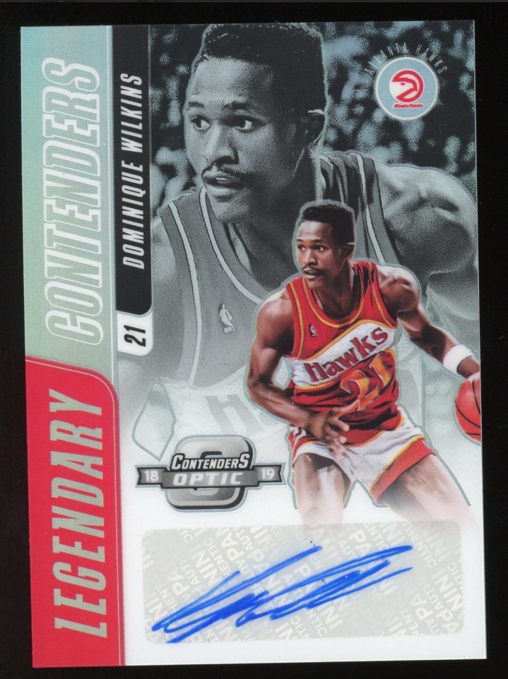 Dominique Wilkins Autograph Card