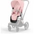 Cybex Priam 4/e-priam 2 seat pack fabric in peach pink