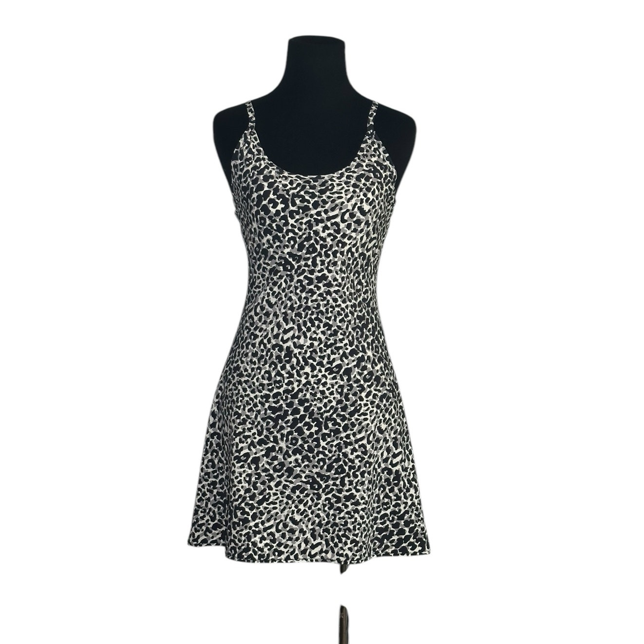 Outdoor Voices Leopard Print Built-In-Shorts Athletic Dress size XS
