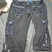 Vintage Tripp NYC Gothic Punk Capri pants with Loops 9