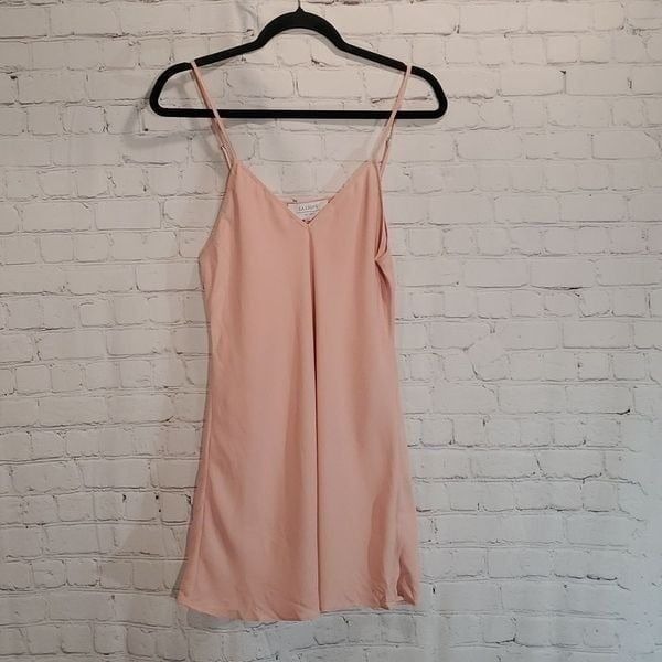 La Ligne pink half slip size S