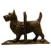 VINTAGE Cast Iron Scottie Scottish Terrier Scotty Dog Bookends Book Ends