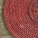 Set of 4 round wicker rattan placemats D 16 “