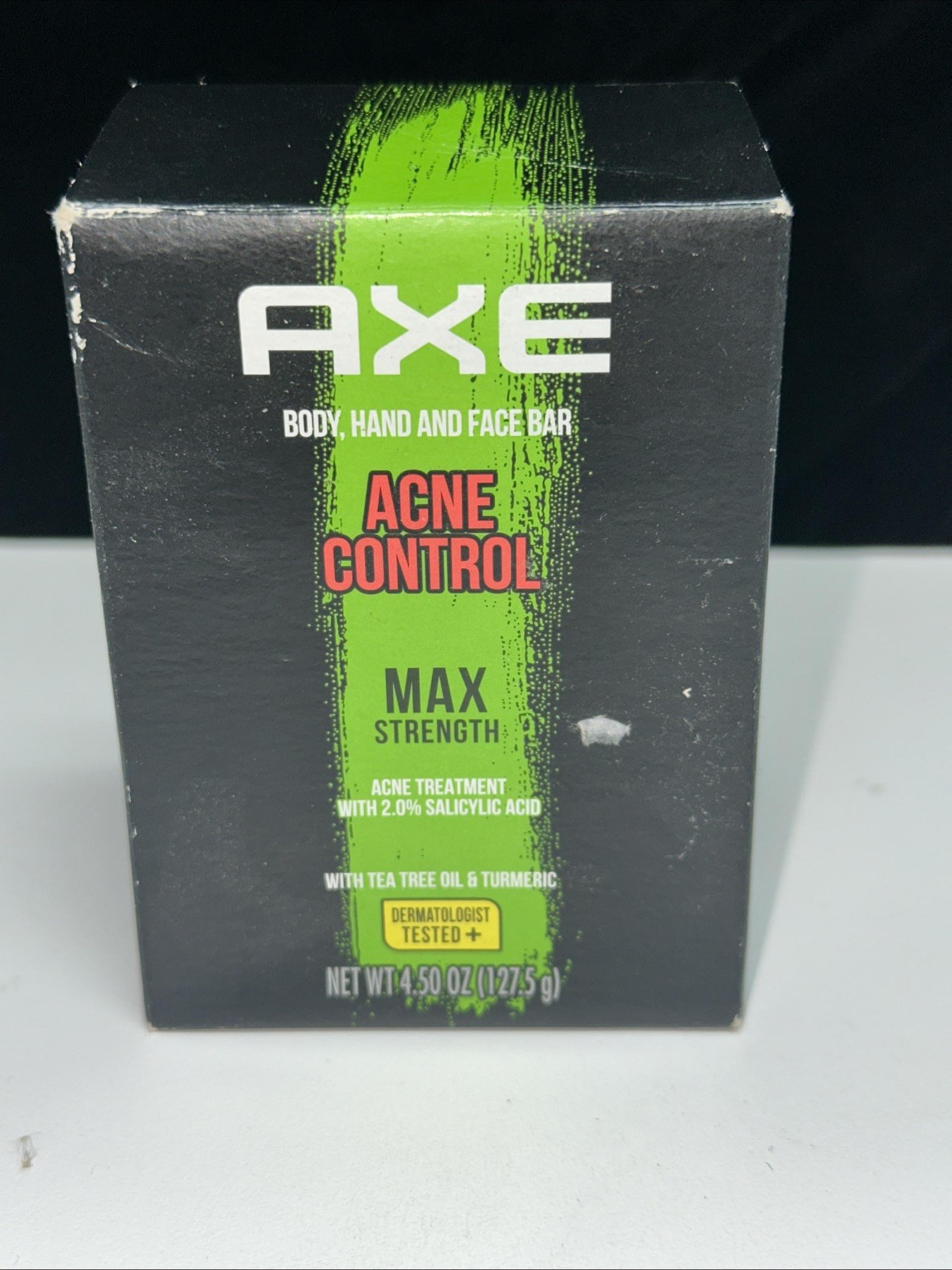 Body Hand & Face Soap Bar--Acne Control Treatment 4.50oz - Axe
