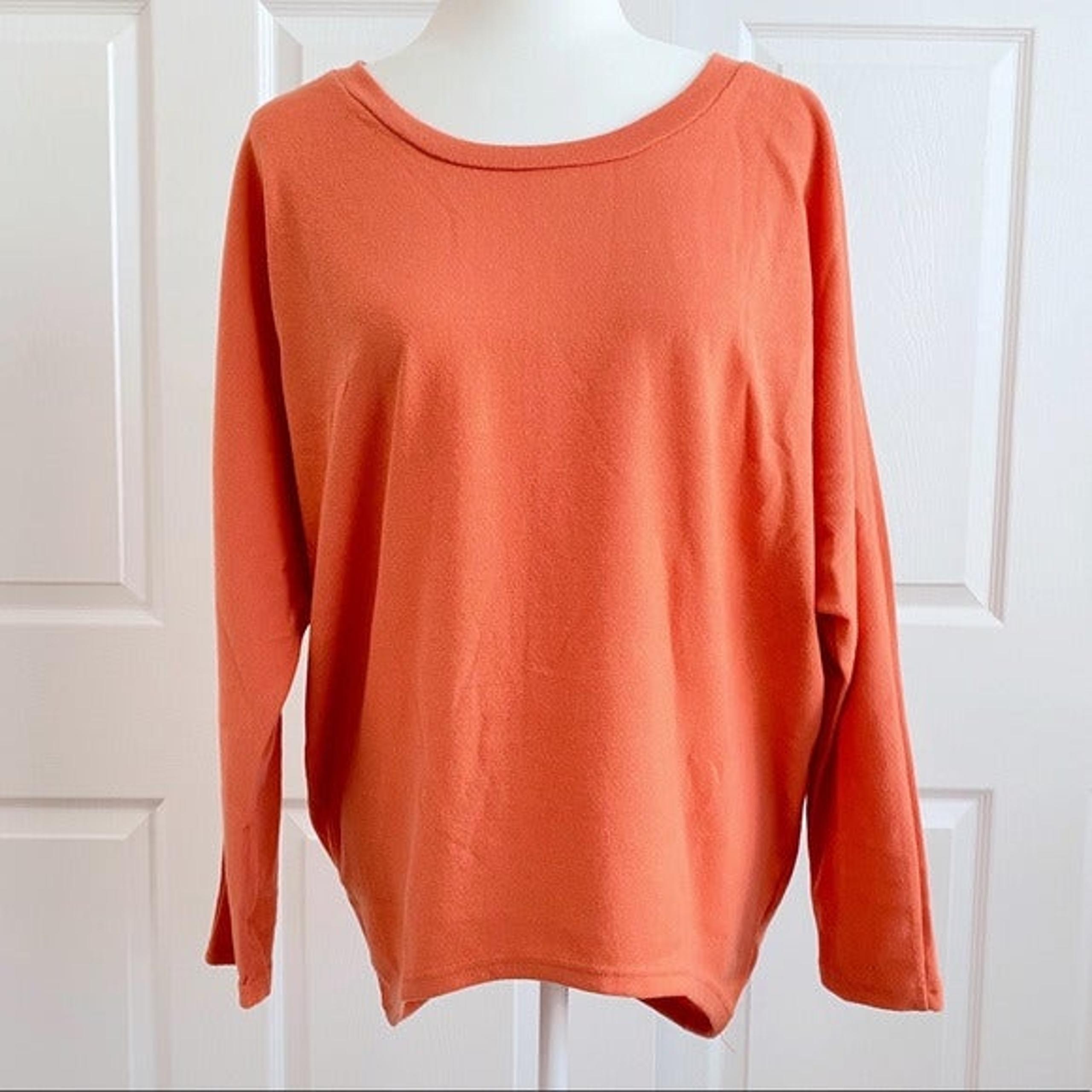 Coral Dolman Sleeve Hi Low Knit Top