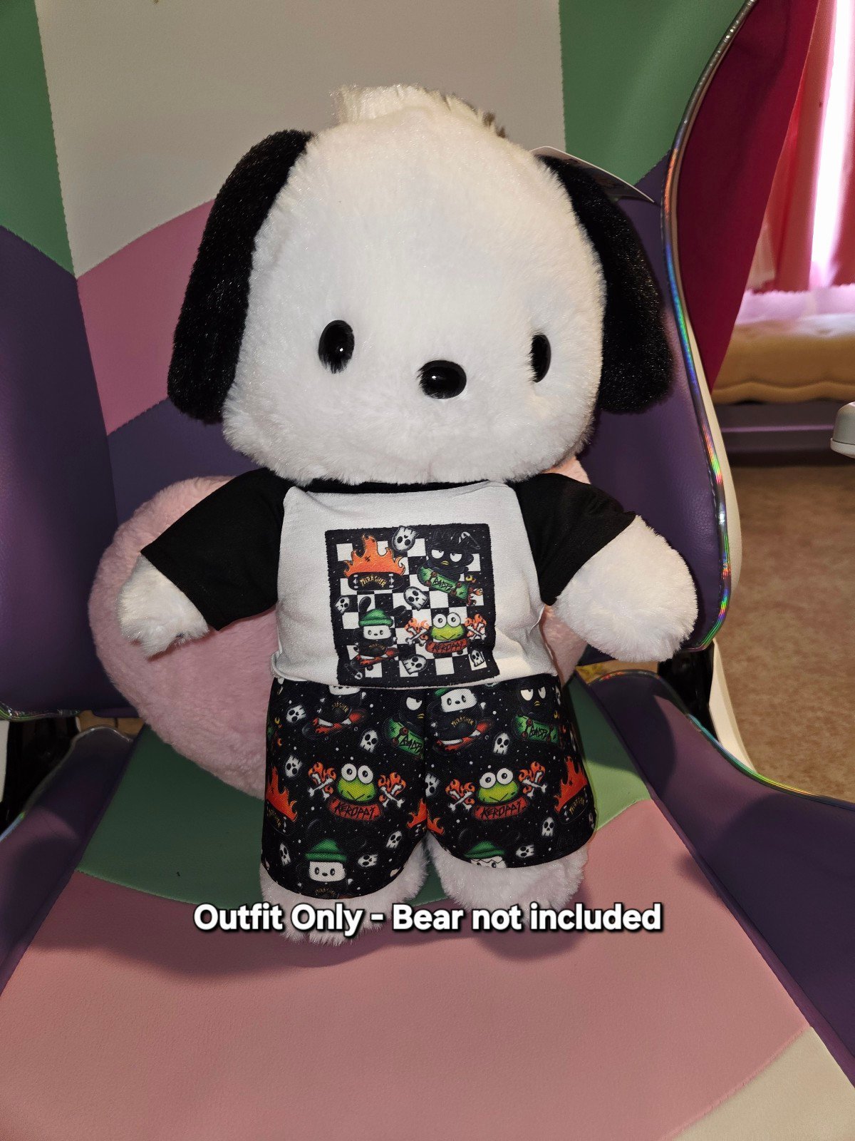 Outfit Only - Skater Sanrio Build a Bear Hello Kitty Cinnomoroll Pochocco Badtz