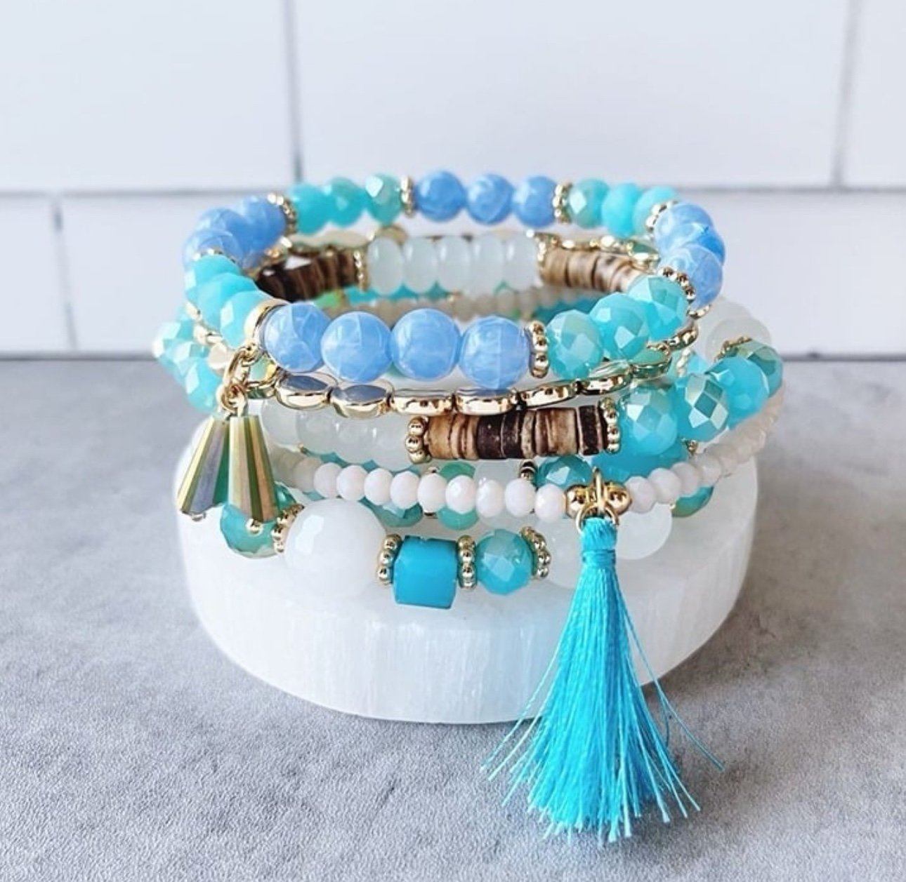 Park Lane Sky bracelet set of 6