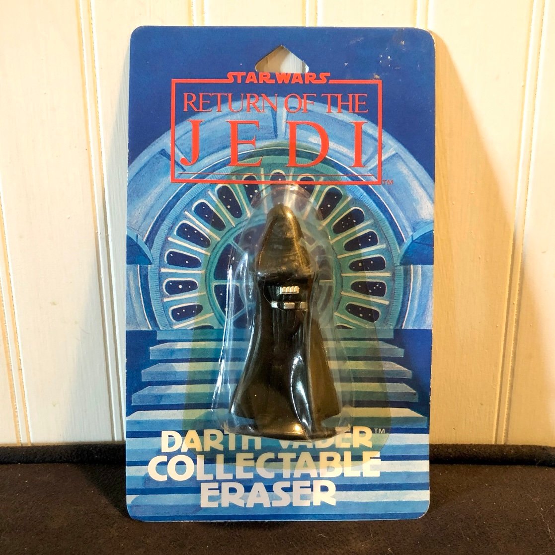 Star Wars Return Of The Jedi Darth Vader Eraser Vintage 1983