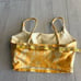 Carbon 38 Yellow Snake Skin Print Leggings and top size S
