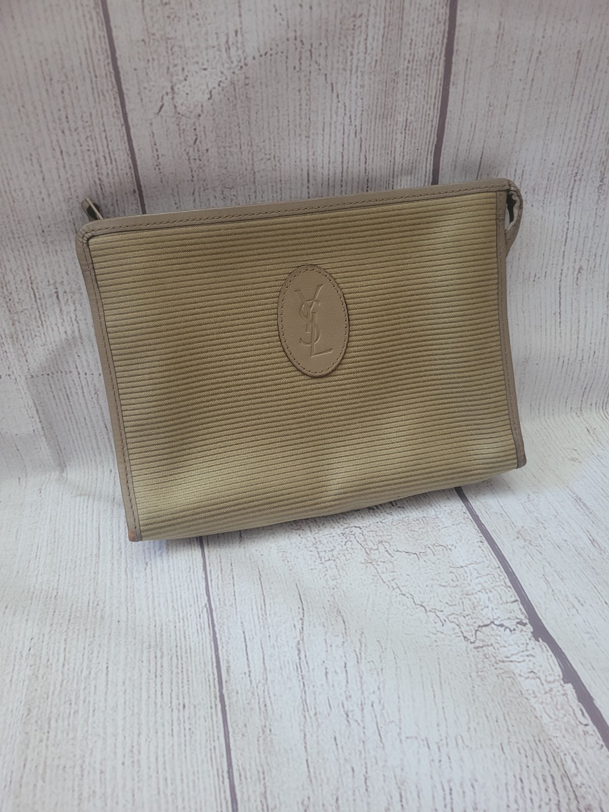 Yves Saint Laurent PVC Leather Clutch bag