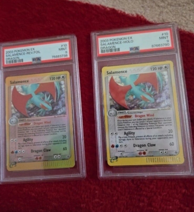 Mint psa graded holo ex dragon salamence pokemon card bundle lot