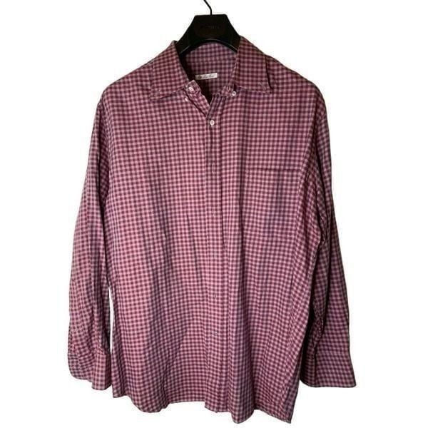 Loro Piana 100% Cotton button down shirt men's size XL